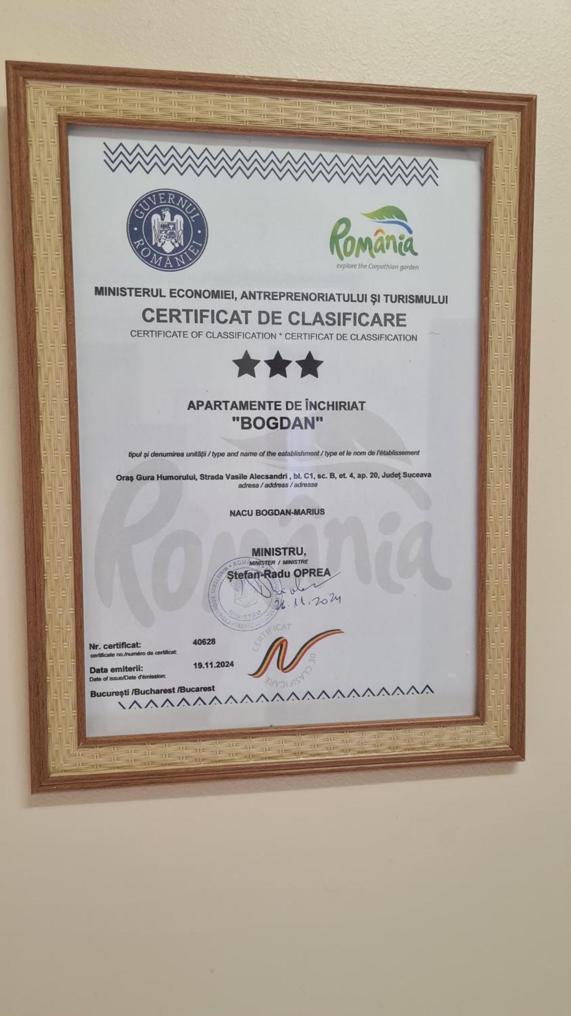 Apartament Bogdan جورا هومورولوي المظهر الخارجي الصورة
